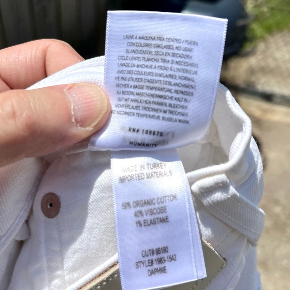 *NWT Citizens of Humanity | Daphne Crop High Rise Stovepipe Raw Hem Jeans Size30 - Picture 10 of 10